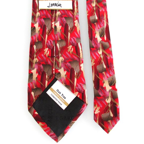 J. Garcia Men's Silk Tie - Picture 4 of 5